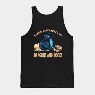 Dragons And Books Tank Top